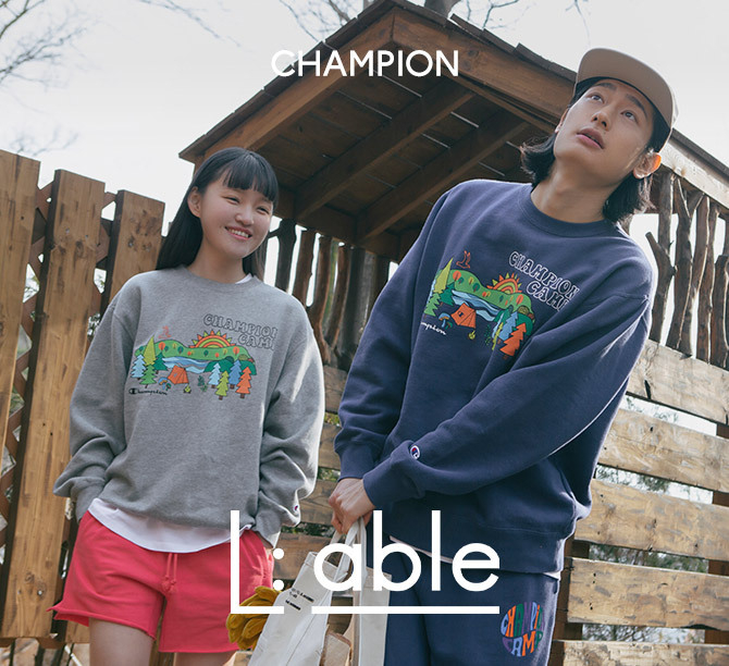 LF몰 Lable 단독관에서 진행하는 '챔피온 캠핑라인' 기획전. 이미지ㅣLF
