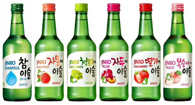 하이트진로 수출용 소주 제품. 이미지ㅣ하이트진로
