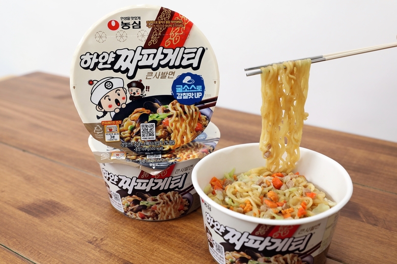 농심 하얀 짜파게티 큰사발. 사진ㅣ농심