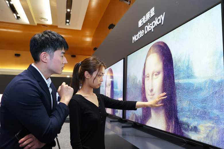 삼성전자는 2023 중국 테크세미나에서 TV와 생활가전 신기술을 선보였다. 사진|삼성전자