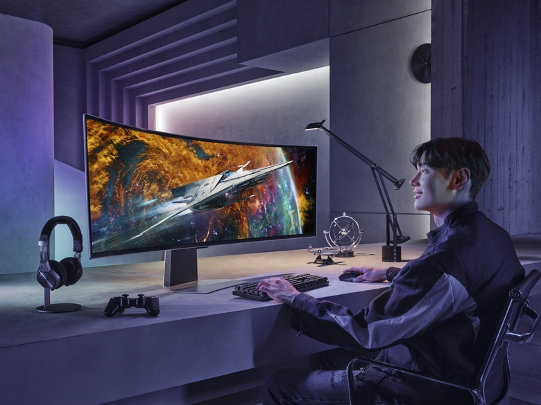 삼성전자가 게이밍 모니터 '오디세이 OLED G9'를 출시했다. 사진|삼성전자