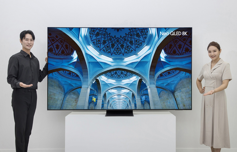 삼성전자는 98형 TV ’Neo QLED 8K’ 신모델을 국내 출시했다. 사진|삼성전자