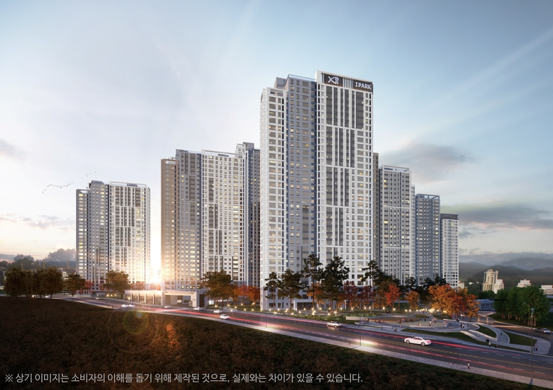 ‘둔산 자이 아이파크’ 투시도. 사진ㅣGS건설