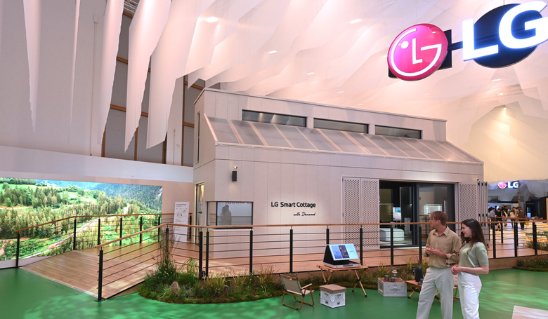 LG전자 IFA2023 운영 부스 전경. 사진|LG전자
