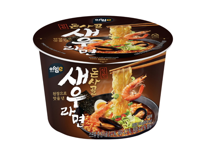 '아임e 진한 돈사골 새우라면' 상품. 이미지ㅣ이마트24