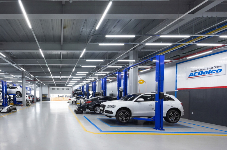 ACDelco 평촌 서비스센터 내부 전경. 사진ㅣACDelco