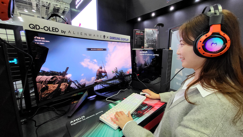삼성디스플레이가 지스타서 QD-OLED를 선보인다. 사진|삼성디스플레이