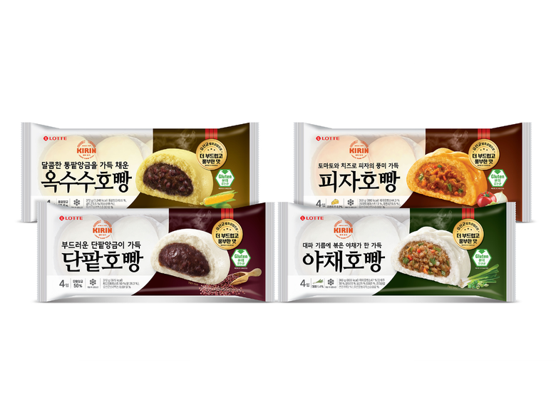 롯데웰푸드 기린호빵 4종. 이미지ㅣ롯데웰푸드