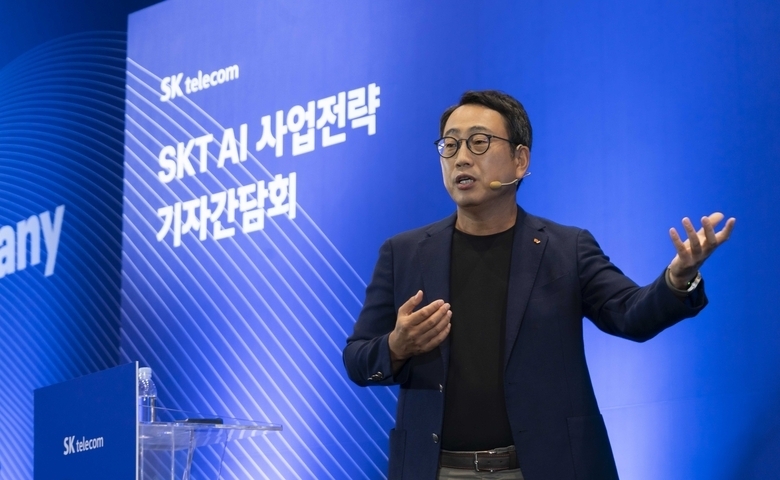유영상 SK텔레콤 대표. 사진|SK텔레콤