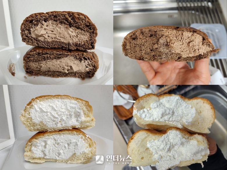 GS25 브레디크 초코·우유 생크림빵. 사진ㅣ인더뉴스