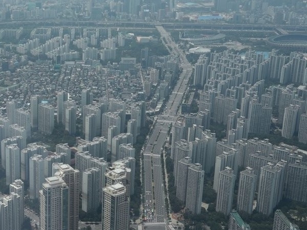 서울 송파·강남 일대 아파트 단지. 사진ㅣ연합뉴스