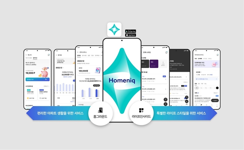 삼성물산 건설부문의 홈플랫폼 브랜드 ‘홈닉’ 카테고리. 사진ㅣ삼성물산