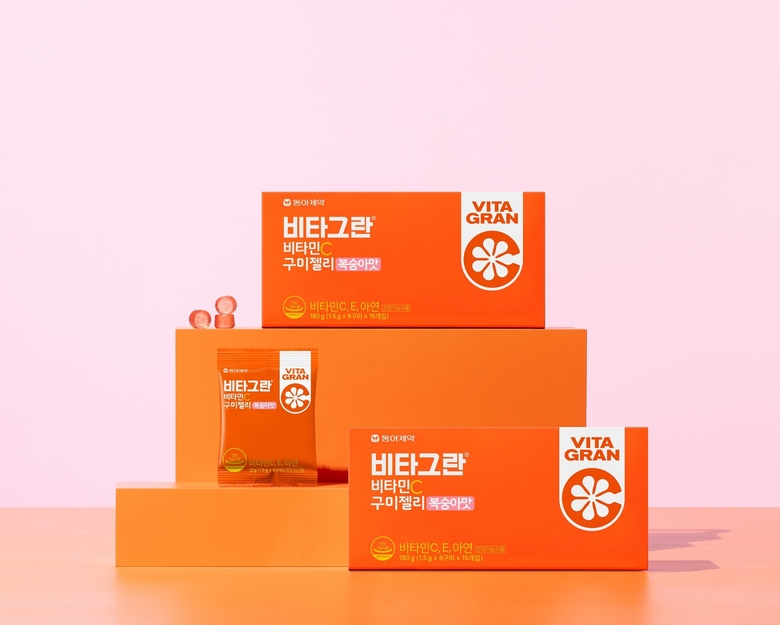 비타그란 비타민C 구미젤리 복숭아 맛. 이미지ㅣ동아제약