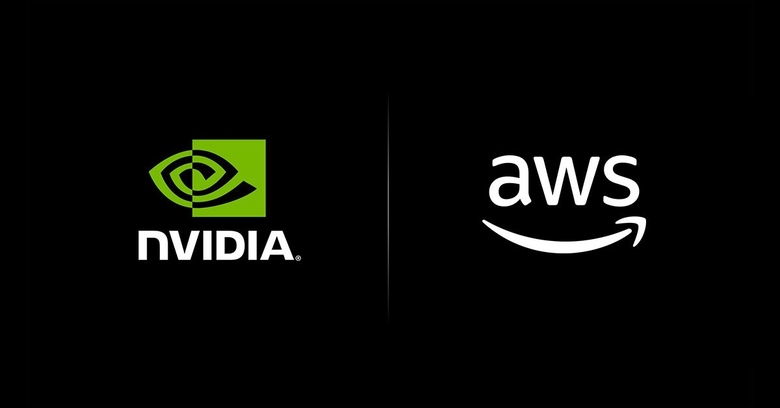 엔비디아(좌)와 AWS(우)의 CI. 