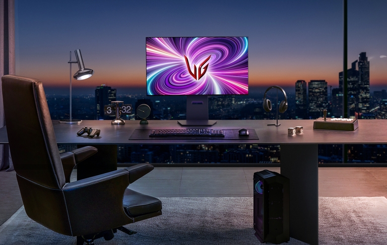  고주사율 모드와 고해상도 모드를 전환할 수 있는 LG 울트라기어 올레드 게이밍 모니터 신제품 '32GS95UE'. 사진|LG전자