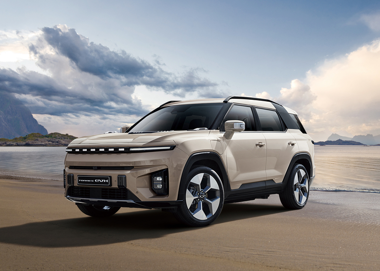KGM의 전기 SUV 토레스 EVX. 사진ㅣKG모빌리티
