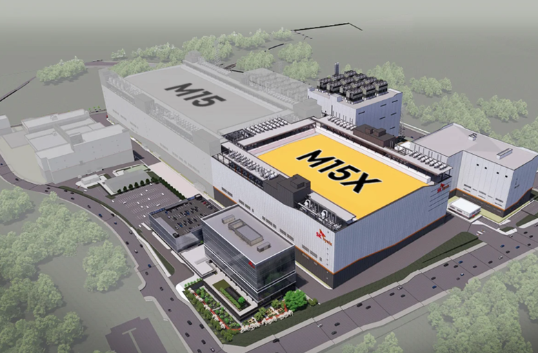 SK하이닉스 신규 팹 M15X 건설 조감도. 사진|SK하이닉스
