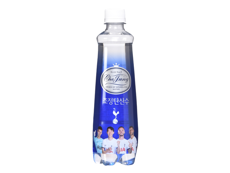 초정탄산수 토트넘 홋스퍼 한정판 패키지. 이미지ㅣ일화
