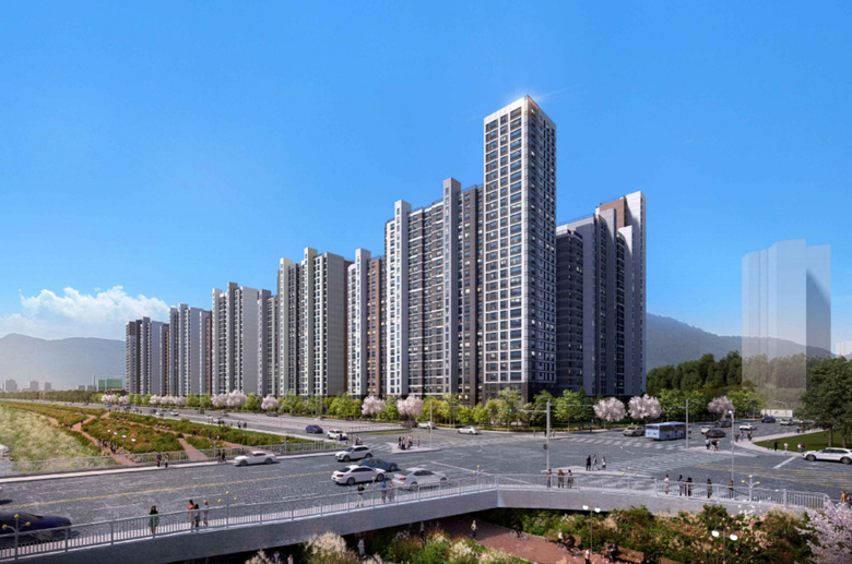 광명시 철산한신 아파트 리모델링 투시도. 사진ㅣ쌍용건설