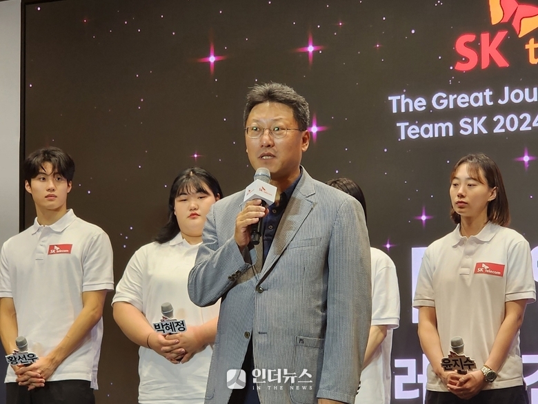 김희섭 SKT 커뮤니케이션 담당(부사장). 사진|인더뉴스