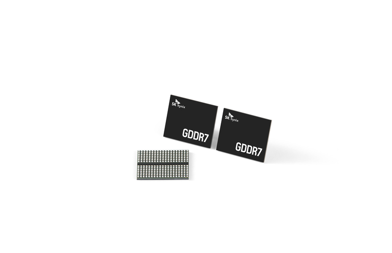 SK하이닉스가 공개한 'GDDR7'. 사진|SK하이닉스