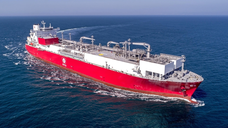 HD현대중공업이 건조해 2020년 인도한 17만㎥급 LNG-FSRU. 사진ㅣHD현대마린솔루션
