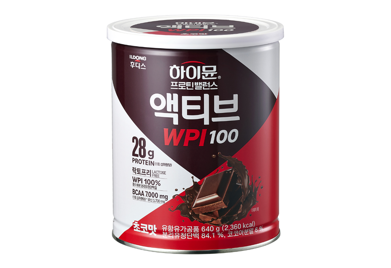 스포츠 전문 단백질 ‘하이뮨 액티브 WPI 100’. 이미지ㅣ일동후디스