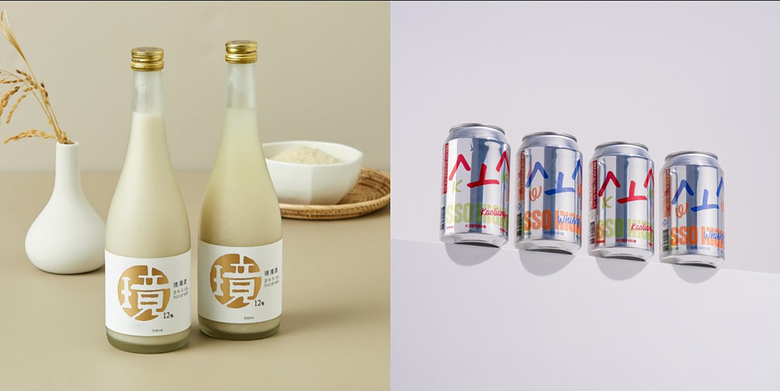 경탁주 12도·쏘하이볼 상품. 이미지ㅣGS리테일