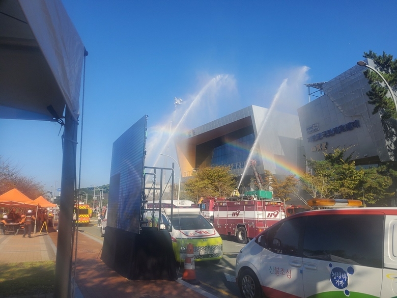 기장군이 대규모 민·관·군 합동훈련인 ‘2024년 재난대응 안전한국훈련’을 실시했다 (사진ㅣ기장군 제공) 