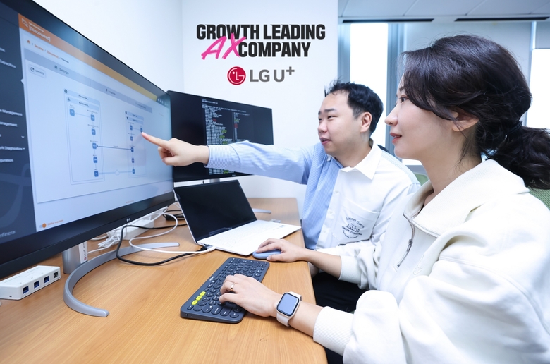 차세대 네트워크 기술을 연구하는 LG유플러스 직원. 사진ㅣLG유플러스