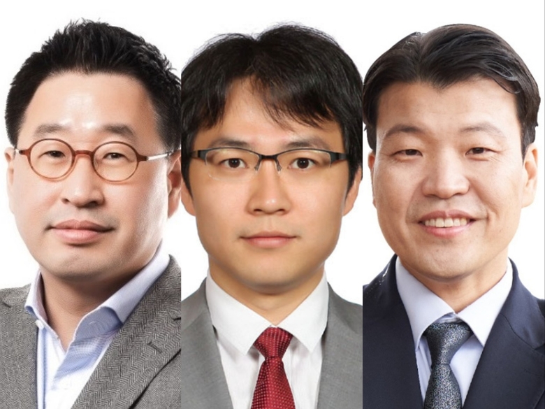 (왼쪽부터)김준환 부사장, 안재호 상무,윤재필 상무. 사진ㅣ호텔신라