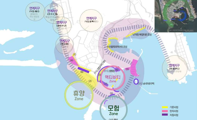 다대포 복합 해양레저관광도시 구상(안). 이미지ㅣ부산시 