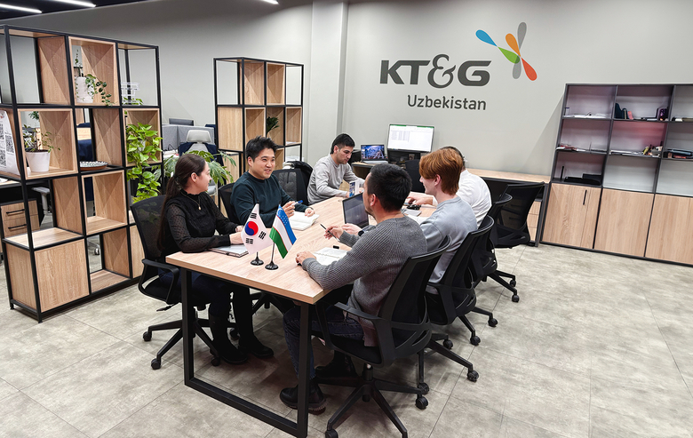 KT&G 우즈베키스탄 법인 사무실. 사진ㅣKT&G
