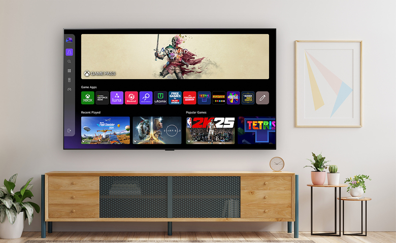 Xbox 게임을 제공하는 LG전자 스마트 TV. 사진|LG전자