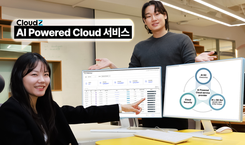 SK C&C 'AI Powered Cloud 서비스'. 사진ㅣSK C&C