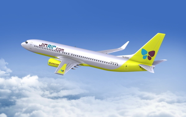 보잉 B737-800 여객기 사진|진에어
