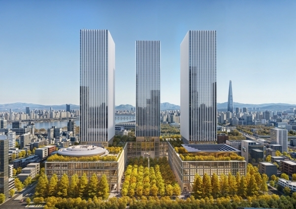 서울 강남구 삼성동 내 추진 중인 GBC 디자인 조감도 이미지|현대차그룹