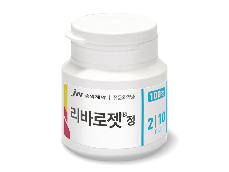 JW중외제약 '리바로젯' 병 포장. 이미지ㅣJW중외제약