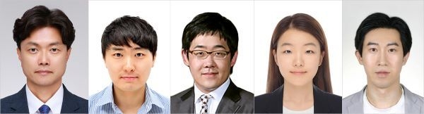 연구진-왼쪽부터 이형우 전일 김한준 우채영 이일현. 사진ㅣ부산대학교 