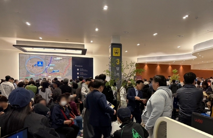 더샵 당리센트리체 견본주택 내부 이미지.