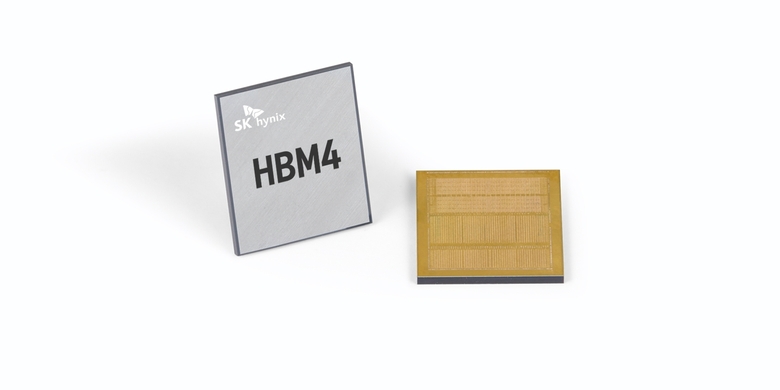 SK하이닉스가 세계 최초로 공급을 시작한 'HBM4'. 사진ㅣSK하이닉스
