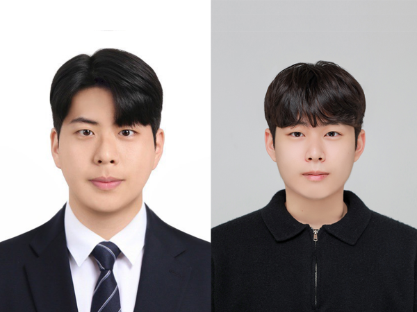 왼쪽부터 강승호, 장현우 학생. 사진ㅣ국립한국해양대학교 
