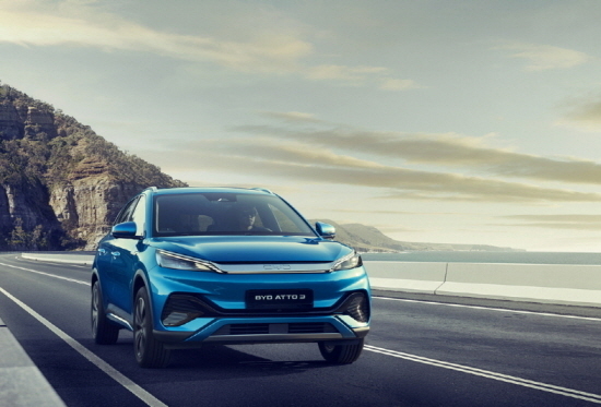 BYD코리아의 전기 SUV ‘아토 3’.