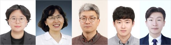 서지연, 김윤희, 권오필, 정경호, 이경석. 사진ㅣ부산대학교 