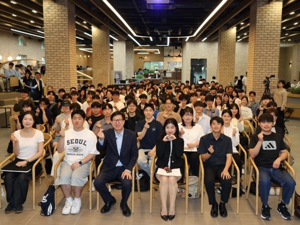 부산시장 부산대 특강. 사진ㅣ부산대학교 
