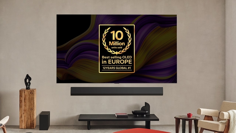 유럽에서 누적 판매량 1000만대를 돌파한 LG전자 OLED TV. 사진ㅣLG전자