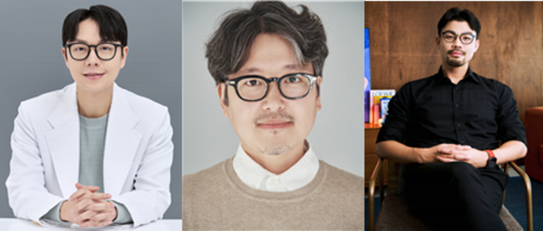 중증외상센터 작가 한산이가, 감독 이도윤, 닥터프로스트 작가 이종범. 사진ㅣ부산콘텐츠마켓