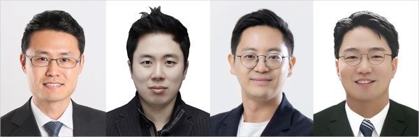 연구진-왼쪽부터 정재웅 스티브박 박성준 이건희 교수. 사진ㅣ부산대학교 