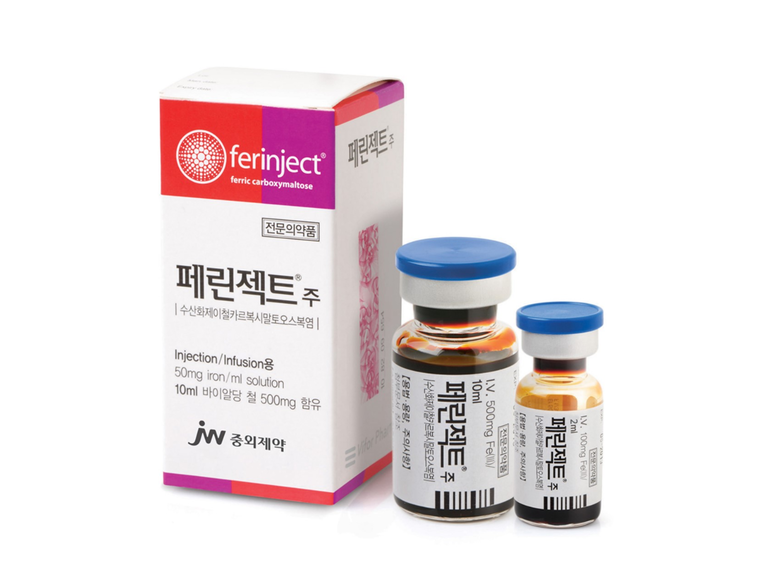 JW중외제약 '페린젝트'. 이미지ㅣJW중외제약