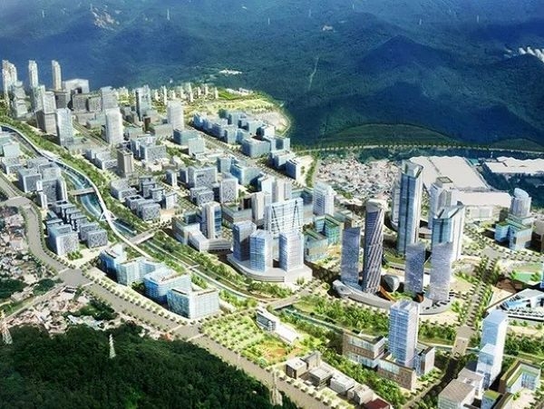 센텀지구 도시첨단산업단지 조감도. 이미지ㅣ부산시